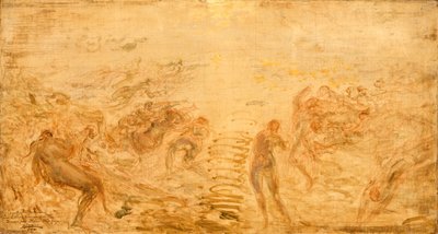 Sirenas bajo el agua, 1874 de Félix Ziem
